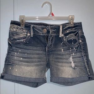 Amethyst jean shorts